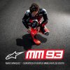boty SUPERTECH R VENTED limitovaná edice MM93 MARC MARQUEZ  ALPINESTARS červená fluo/tmavě modrá/černá 2025 (Veľkosť 42)