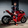 boty SUPERTECH R VENTED limitovaná edice MM93 MARC MARQUEZ  ALPINESTARS červená fluo/tmavě modrá/černá 2025 (Veľkosť 42)