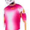 dres SUPERTECH SX AFD limitovaná edice MIG  ALPINESTARS růžová fluo/bílá/oranžová 2025 (Veľkosť S)
