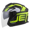 přilba Jet Tech 20 RoTo  CASSIDA černá matná/žlutá fluo/bílá 2026 (Veľkosť XS (53 až 54 cm))