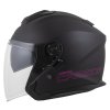 přilba Jet Tech 20 Solid  CASSIDA černá matná/růžová 2026 (Veľkosť L (59 až 60 cm))