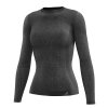 funkční triko s dlouhým rukávem K-DRY  dámské TECSO tmavě šedá (Veľkosť L/XL (46/48))