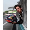 přilba SUPERTECH R10 limitovaná edice PEDRO ACOSTA  ALPINESTARS modrá/červená/bílá matná 2025 (Veľkosť S (obvod 55 - 56 cm))