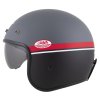 přilba Oxygen 20 Jawa OHC  CASSIDA šedá matná/červená/černá/bílá 2026 (Veľkosť 2XL (63 až 64 cm))