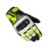 rukavice G-CARBON  SPIDI bílé/černé/žluté fluo (Veľkosť M)