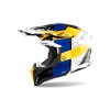přilba AVIATOR 3 Monarch  AIROH modrá/žlutá lesklá 2026 (Veľkosť M)