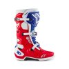boty TECH 10 limitovaná edice FORTITUDE  ALPINESTARS bílá/modrá/červená 2025 (Veľkosť 42)