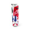 boty TECH 10 limitovaná edice FORTITUDE  ALPINESTARS bílá/modrá/červená 2025 (Veľkosť 42)