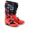 boty TECH 7  ALPINESTARS černá/červená fluo/růžová fluo 2027 (Veľkosť 38)