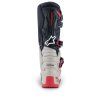 boty TECH 7 ENDURO  ALPINESTARS černá/světle šedá/červená 2027 (Veľkosť 52)