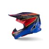 přilba SUPERTECH S-M10 ERA  ALPINESTARS modrá/červená/žlutá fluo 2026 (Veľkosť XL (obvod 61 - 62 cm))