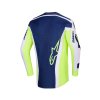 dres RACER AIR RIWAY  ALPINESTARS světle šedá/žlutá fluo/modrá 2026 (Veľkosť S)