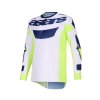 dres RACER AIR RIWAY  ALPINESTARS světle šedá/žlutá fluo/modrá 2026 (Veľkosť S)