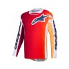 dres RACER PORTL  ALPINESTARS červená/oranžová/světle šedá 2026 (Veľkosť S)