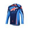 dres TECHSTAR NOMUR  ALPINESTARS tmavě modrá/oranžová/modrá 2026 (Veľkosť M)