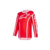 dres FLUID APEX YOUTH  ALPINESTARS  dětské červená/bílá 2026 (Veľkosť S)