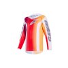 dres FLUID PORTL YOUTH  ALPINESTARS  dětské červená/oranžová/světle šedá 2026 (Veľkosť S)