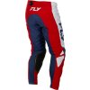 kalhoty KINETIC  FLY RACING - USA 2026 červená/bílá/modrá (Veľkosť 30)