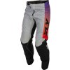 kalhoty KINETIC  FLY RACING - USA 2026 šedá/červená/fialová/černá (Veľkosť 30)