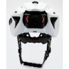 cyklo přilba s headsetem R2  SENA matná bílá (Veľkosť S)