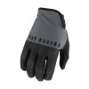 cyklo rukavice MEDIA  FLY RACING - USA černá/šedá (Veľkosť S)