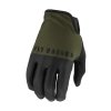 cyklo rukavice MEDIA  FLY RACING - USA zelená/černá (Veľkosť S)