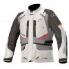 bunda ANDES DRYSTAR  TECH-AIR 5 kompatibilní  ALPINESTARS světle šedá/tmavě šedá/černá/červená 2025 (Veľkosť S)