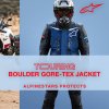 bunda BOULDER GORE-TEX  ALPINESTARS tmavá šedá/světlá šedá 2025 (Veľkosť S)