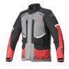 bunda ANDES DRYSTAR  ALPINESTARS šedá/černá/červená (Veľkosť S)