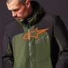 bunda STRATOS 2 TECHSHELL DRYSTAR  ALPINESTARS zelená/černá (Veľkosť L)