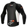 bunda GP FORCE  ALPINESTARS černá/bílá/červená fluo (Veľkosť 54)