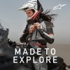 bunda STELLA ANDES DRYSTAR  TECH-AIR 5 kompatibilní  ALPINESTARS  dámská světle šedá/tmavě šedá/černá/růžová fluo 2025 (Veľkosť S)