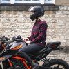košile KICKBACK 20  OXFORD  dámská červená/černá (Veľkosť 14)