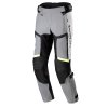 kalhoty BOGOTA PRO DRYSTAR 4 SEASON  ALPINESTARS šedá/tmavě šedá/černá/žlutá fluo  celosezonní provedení 2025 (Veľkosť L)