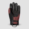 rukavice RONIN  RACER  dámské černá/červená burgundy (Veľkosť M)