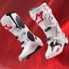 boty TECH 10 SUPERVENTED  ALPINESTARS  perforované bílá/červená/černá 2026 (Veľkosť 40,5)