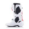 boty TECH 10 SUPERVENTED  ALPINESTARS  perforované bílá/červená/černá 2027 (Veľkosť 40,5)