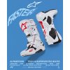 boty TECH 10 SUPERVENTED  ALPINESTARS  perforované bílá/červená/černá 2026 (Veľkosť 40,5)