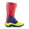boty TECH 3  ALPINESTARS červená/modrá/žlutá fluo/černá 2026 (Veľkosť 38)