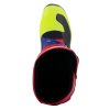 boty TECH 3  ALPINESTARS červená/modrá/žlutá fluo/černá 2025 (Veľkosť 38)
