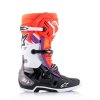 boty TECH 10  ALPINESTARS oranžová/žlutá/fialová/bílá/černá 2025 (Veľkosť 40,5)