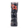 boty TECH 10  ALPINESTARS černá/červená fluo/šedá (Veľkosť 42)