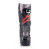 boty TECH 10  ALPINESTARS černá/červená fluo/šedá (Veľkosť 42)