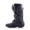 boty TECH 10  ALPINESTARS černá/červená fluo/šedá (Veľkosť 42)