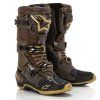 boty TECH 10 limitovaná edice SQUAD  ALPINESTARS tmavě hnědá/zlatá/černá (Veľkosť 47)