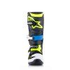 boty TECH 7 S  ALPINESTARS  dětské černá/bílá/žlutá fluo/modrá (Veľkosť 40,5)