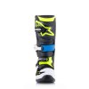 boty TECH 7 S  ALPINESTARS  dětské černá/bílá/žlutá fluo/modrá 2025 (Veľkosť 34)