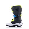 boty TECH 7 S  ALPINESTARS  dětské černá/bílá/žlutá fluo/modrá 2025 (Veľkosť 34)