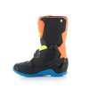 boty TECH 3S KIDS  ALPINESTARS  dětské oranžová fluo/modrá/žlutá fluo/černá 2025 (Veľkosť 28)