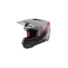 přilba S-M5 RAYON  ALPINESTARS černá/bílá/oranžová fluo/matná (Veľkosť 2XL (obvod 63 - 64 cm))